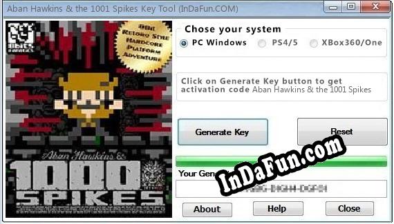 Aban Hawkins & the 1001 Spikes key for free