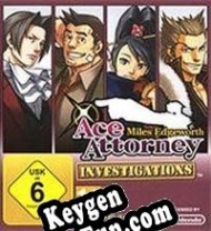 CD Key generator for  Ace Attorney Investigations: Miles Edgeworth