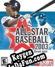 Key for game All-Star Baseball 2003