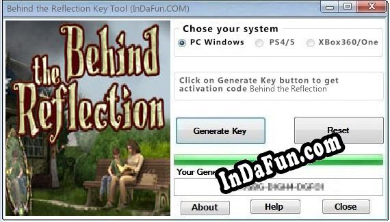 Behind the Reflection key for free