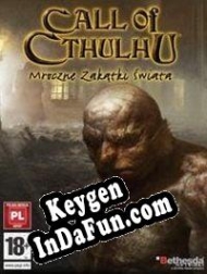 Activation key for Call of Cthulhu: Dark Corners of the Earth