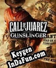 Registration key for game  Call of Juarez: Gunslinger