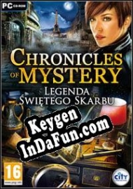 Key generator (keygen)  Chronicles of Mystery: The Legend of the Sacred Treasure