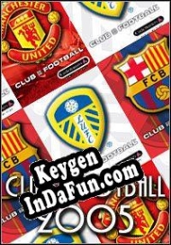 Registration key for game  Club Football 2005