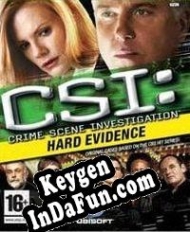 Activation key for CSI: Crime Scene Investigation: Hard Evidence