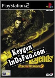 Key generator (keygen)  Dynasty Warriors 3: Xtreme Legends
