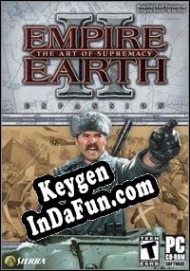 Registration key for game  Empire Earth II: The Art of Supremacy