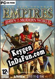 Registration key for game  Empires: Dawn of the Modern World