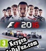 F1 2016 key generator