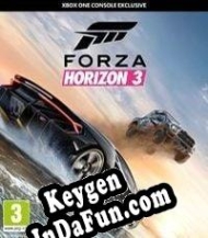 Registration key for game  Forza Horizon 3