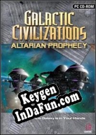 Activation key for Galactic Civilizations: Altarian Prophecy