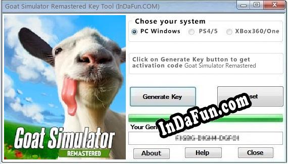Goat Simulator Remastered key for free