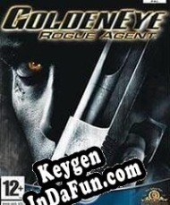 Registration key for game  GoldenEye: Rogue Agent