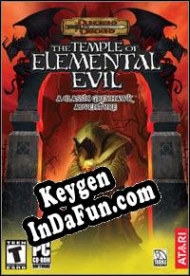 Registration key for game  Greyhawk: The Temple of Elemental Evil