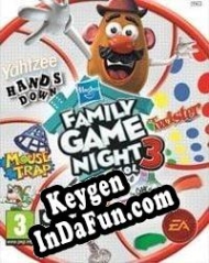 Registration key for game  Hasbro Family Game Night 3