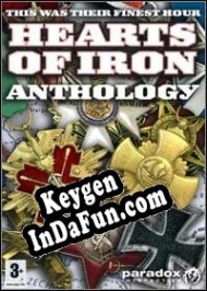 CD Key generator for  Hearts of Iron Anthology