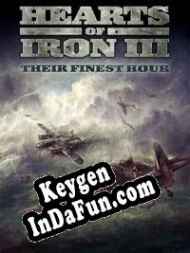 Hearts of Iron III: Their Finest Hour key for free