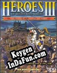 Registration key for game  Heroes of Might and Magic III: The Restoration of Erathia