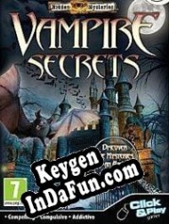 Registration key for game  Hidden Mysteries: Vampire Secrets