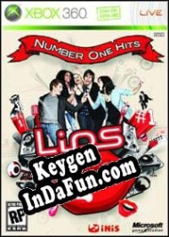 Registration key for game  Lips: Number One Hits