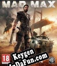 Registration key for game  Mad Max