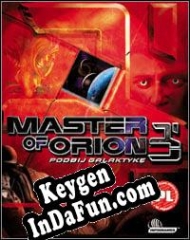 Activation key for Master of Orion III