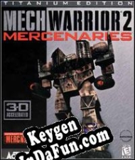 CD Key generator for  MechWarrior 2: Mercenaries