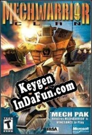 MechWarrior 4: Clan Mech Pak key generator