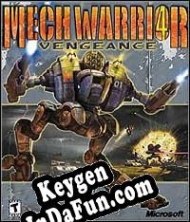 Registration key for game  MechWarrior 4: Vengeance
