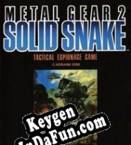 Metal Gear 2: Solid Snake activation key