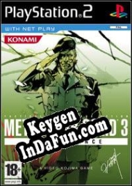 Activation key for Metal Gear Solid 3: Subsistence