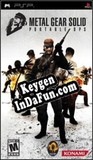 Free key for Metal Gear Solid: Portable Ops