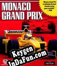 CD Key generator for  Monaco Grand Prix
