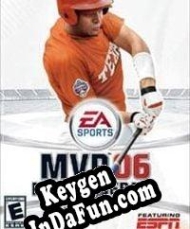 Registration key for game  MVP 06 NCAA Baseball