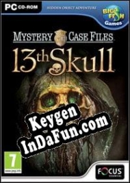 Activation key for Mystery Case Files: 13th Skull