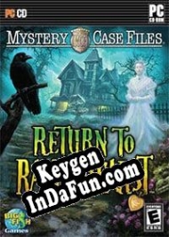 Registration key for game  Mystery Case Files: Return to Ravenhearst