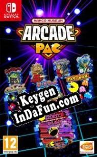 Registration key for game  Namco Museum Arcade Pac