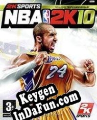 Registration key for game  NBA 2K10