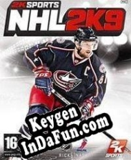 Registration key for game  NHL 2K9