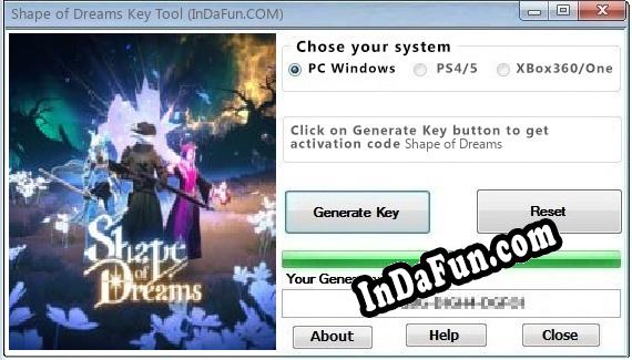 Shape of Dreams key for free