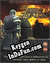 Registration key for game  Siege of Avalon