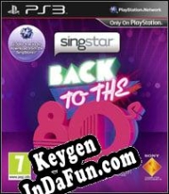 Key generator (keygen)  SingStar Back To The 80s