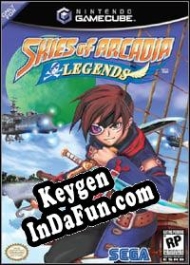 Registration key for game  Skies of Arcadia Legends