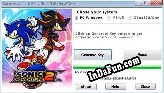 Sonic Adventure 2 key for free