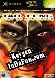 Activation key for Tao Feng: Fist of the Lotus