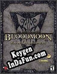 Key generator (keygen)  The Elder Scrolls III: Bloodmoon