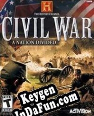 Registration key for game  The History Channel: Civil War
