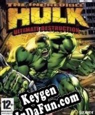 Free key for The Incredible Hulk: Ultimate Destruction