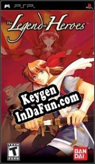 Registration key for game  The Legend of Heroes: A Tear of Vermillion