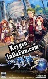 Registration key for game  The Legend of Heroes: Trails in the Sky the 3rd